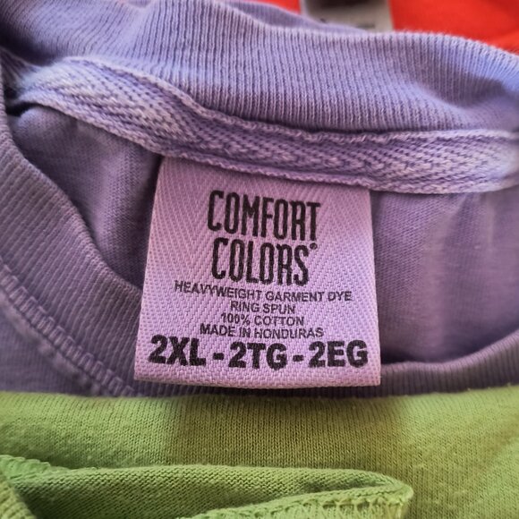 Lot of 5 Unisex 2XL Solid Color T-Shirts Lightly Used Condition - Picture 3 of 6